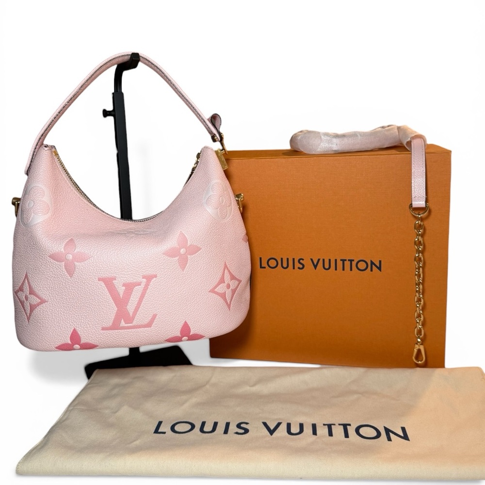 *SOLD* AUTHENTIC/MICROCHIPPED Louis Vuitton: Pink Marshmallow PM Empreinte Bag